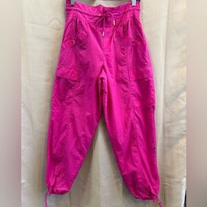 Athleta × Alicia Keys High Waist Utility Pants Hot Pink